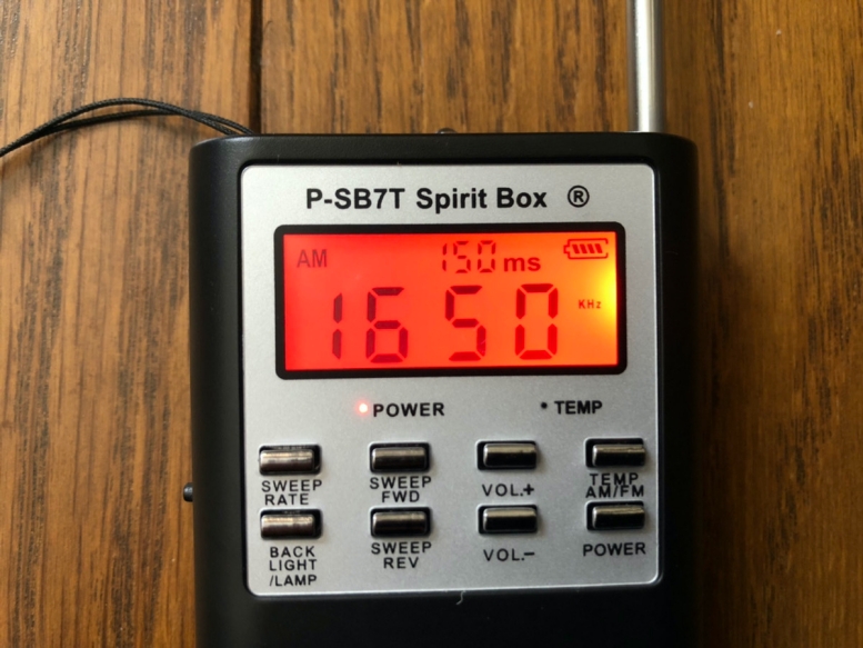 P-SB7スピリットボックス（Spirit Box）の使い方と幽霊と会話する方法